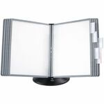 Business Source Deluxe Catalog Display Rack - Support Letter 8.50" x 11" Media - Black - 1 Each BSN62908