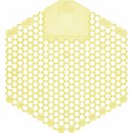 Fresh Products Wave 3D Urinal Screen - Lasts upto 30 Days - Splash Reducer, Odor Control - 10 / Box - Yellow FRS3WDS60CIT