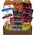 Snack Box Pros Big Beef Jerky Box - Assorted - 1.97 lb - 27 / Carton GRR70000020