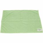Unger MicroWipe 2000 Medium-Duty Microfiber Cloth - For General Purpose - Cloth, Wipe - Recommended For: Debris Remover, Bacteria Remover, Soil Remover, Mold Remover - Medium Duty, Absorbent, Washable, Durable - Green - 10 / Carton UNGMB400