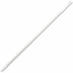 Carlisle 60" Fiberglass Broom Handle - 60" Length x 1" Diameter - White - Fiberglass, Polyester, Polypropylene CFS40225EC02