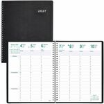 Rediform Timanager DuraFlex Appointment Book - Weekly, Monthly - 13 Month - December 2026 to December 2027 - 7:00 AM to 8:30 PM - Monday - Saturday, 7:00 AM to 6:30 PM - Sunday, Half-hourly - 1 Week, 1 Month Double Page Layout - Letter - 8 1/2" x 11" Shee REDC5930V81T