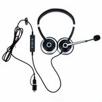 Spracht HSUSB2 Headset - Stereo - USB - Wired - Over-the-head, On-ear - Binaural - Supra-aural - Noise Cancelling Microphone - Black SPTHSUSB2