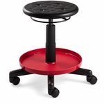 BEVCO Value-Line Repair Stool - Black Seat Color - Polyurethane Seat Material - 5-star Base - 1 Each BVMV3081P