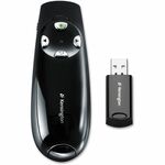 Kensington 72353 Wireless Pro Green Laser Pointer - Laser - Wireless - 150 ft - Radio Frequency - 2.40 GHz - Black - 4 Button(s) - 2 x AAA Battery Supported - 1 Each KMW72353