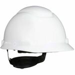3M SecureFit H-700 Safety Cap - Head Protection - High-density Polyethylene (HDPE) - White - Ratchet, Uvicator Technology, Non-vented, Comfortable, Washable, Sweatband, Self Adjustable MMMH701SFRUV