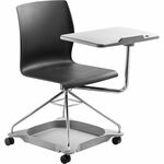 National Public Seating CoGo Mobile Tablet Chair - Black Seat Color - Fiberglass Reinforced Polypropylene Seat Material - Steel Frame Material - Four-legged Base - 1 Each NPSCOGO10