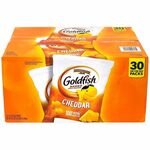 Green Rabbit Goldfish Crackers SIngle-Serve - Trans Fat Free - Cheddar - 1 - 1.50 oz - 30 / Carton GRR22000493