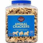 Green Rabbit Wellsley Farms Animal Crackers - Preservative-free, No Artificial Flavor, No Artificial Sweeteners, No Artificial Color, Resealable Tub, Dairy-free - Crunchy, Natural - 3.87 lb Tub - 1 Carton GRR22000464