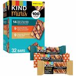 Green Rabbit KIND Minis Variety Pack - Individually Wrapped - Dark Chocolate Nuts & Sea Salt, Caramel Almond and Sea Salt, Peanut Butter Dark Chocolate - 0.70 oz - 32 / Carton GRR22000799