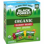 Green Rabbit Black Forest Organic Gummy Bears - Fruit, Orange, Apple, Cherry, Lemon, Pineapple - Low Calorie, Gluten-free, Fat-free - 0.80 oz - 65 / Carton GRR22000556