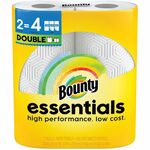 Bounty Essentials Select-A-Size - 2 Ply - 108 Sheets/Roll - White - Paper - 2 Rolls Per PackPack - 2 / Pack PGC14019