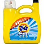 Tide Simply All-in-1 Detergent - For Laundry, Fabric, Washing Machine - Liquid - 117 fl oz (3.7 quart) - Refreshing Breeze Scent - 89 Loads - Recommended For: Odor Remover, Stain Remover, Dirt Remover - Yellow - 4 / Pack PGC12078