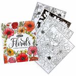 Crayola Florals, A Flower Coloring Book Printed Book - 40 Pages - Book - 1 Each CYO041082