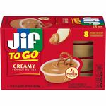 Jif Peanut Butter - Creamy - 1.10 oz - 8 / Pack SMU65642