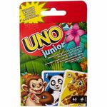 UNO Junior Card Game For Kids With Simple Rules & Animal Matching For 2-4 Player - 45 Card(s) - Animal - Matching - 2 to 4 Players - 1 Each MTTGKF04