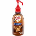 Coffee mate Liquid Pump Flavored Creamer - Snickers, Chocolate, Nut, Caramel Flavor - 50.72 fl oz (1.50 L) - 300 Serving - 2 / Carton NES97955CT