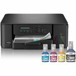 Brother MFC-T580DW Wired & Wireless INKvestment Tank Inkjet Multifunction Printer - Color - Copier/Printer/Scanner - 16 ppm Mono/9 ppm Color Print - Automatic Duplex Print - Up to 2500 Pages Monthly - Flatbed Scanner - 2400 x 1200 dpi Optical Scan - Wirel BRTMFCT580DW