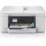 Brother MFCJ1365DW Inkjet Multifunction Printer - Color - Copier/Printer/Scanner - 16 ppm Mono/9 ppm Color Print - 1200 x 6000 dpi Print - Automatic Duplex Print - Up to 2500 Pages Monthly - Color ADF Scanner - 1200 x 600 dpi Optical Scan - Wireless LAN - BRTMFCJ1365DW