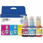 Brother Genuine BTD1803PK 3-Pack High Yield Cyan, Magenta, and Yellow Ink Bottles - Inkjet - Cyan, Magenta, Yellow - 5000 Pages - High Yield - 3 / Pack BRTBTD1803PKS