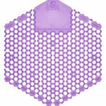 Fresh Products Wave 3D Urinal Screen - Lasts upto 30 Days - Odor Control, Dual Sided Design - 10/Box - 6 / Carton - Lavender FRS3WDS60LAVCT