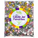 Green Rabbit Candy Jar Assortment Bag - Mint, Starlight Peppermint, Chocolate, Pineapple, Butterscotch, Watermelon, Mango, Coconut - Individually Wrapped - 5 lb - 1 Carton GRR21000052