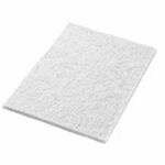 TASKI Twister Diamond Floor Pads - 14" Width x 20" Length - Cleaning, Polishing, Floor - Stone Floor - White - 2 / Pack DVODD211987
