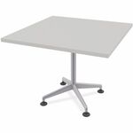 Special-T ZIA Series Hospitality Tables Collection - Square Top - Powder Coated X-shaped Base - Mid-Century Modern Style x 36" Table Top Width x 36" Table Top Depth - 29" Height - Hospitality, Office - Assembly Required - Gray - High Pressure Laminate (HP SCTZIAH07MSGR8