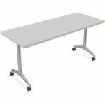 Special-T ZIA Series Training Tables Collection - Rectangle Top - Powder Coated T-shaped Base x 24" Table Top Width x 60" Table Top Depth - 29" Height - Training - Assembly Required - Gray - High Pressure Laminate (HPL) - Cast Aluminum, Steel Base Materia SCTZIAT03MSGR6