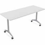 Special-T ZIA Series Training Tables Collection - Rectangle Top - Powder Coated T-shaped Base x 24" Table Top Width x 60" Table Top Depth - 29" Height - Training - Assembly Required - White - High Pressure Laminate (HPL) - Cast Aluminum, Steel Base Materi SCTZIAT03MSWH6