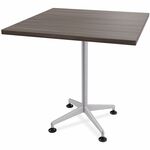 Special-T ZIA Series Hospitality Tables Collection - Square Top - Powder Coated X-shaped Base - Mid-Century Modern Style x 36" Table Top Width x 36" Table Top Depth - 36" Height - Hospitality, Office - Assembly Required - Gray Driftwood - High Pressure La SCTZIAH19MSGD8