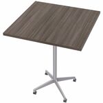 Special-T ZIA Series Hospitality Tables Collection - Square Top - Powder Coated X-shaped Base - Mid-Century Modern Style x 42" Table Top Width x 42" Table Top Depth - 42" Height - Hospitality, Office - Assembly Required - Gray Driftwood - High Pressure La SCTZIAH52MSGD6