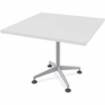 Special-T ZIA Series Hospitality Tables Collection - Square Top - Powder Coated X-shaped Base - Mid-Century Modern Style x 36" Table Top Width x 36" Table Top Depth - 29" Height - Hospitality, Office - Assembly Required - White - High Pressure Laminate (H SCTZIAH07MSWH8