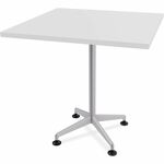 Special-T ZIA Series Hospitality Tables Collection - Square Top - Powder Coated X-shaped Base - Mid-Century Modern Style x 36" Table Top Width x 36" Table Top Depth - 36" Height - Hospitality, Office - Assembly Required - White - High Pressure Laminate (H SCTZIAH19MSWH8