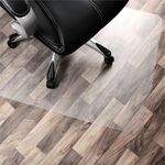 Floortex Cleartex Unomat Chair Mat - Hard Floor, Commercial, Low Pile, Carpet, Chair - Clear - 1 Each FLRNRCMFLPD0004