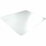 Floortex Cleartex Unomat Chair Mat - Pile Carpet, Hard Floor, Laminate Floor, Tile Floor, Home Office - 47" Length x 35" Width - Rectangular - Polycarbonate, Vinyl - Clear - 1 Each FLRNRCMFLPD0003