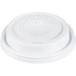Dart Cappuccino Domed Lid - Dome - Plastic - White - 100/Bag - 1000 / Carton DCC16EL