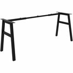 Lorell Table Base - Powder Coated A-shaped, Black Base - 28.50" Height x 71.60" Width x 23.20" Depth - Metal Base Material - 1 Each LLR16286