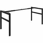 Lorell Table Base - Powder Coated H-shaped, Black Base - 28.50" Height x 71.60" Width x 29.10" Depth - Metal Base Material - 1 Each LLR16281