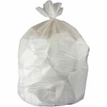 Genuine Joe Linear Low Density Can Liners - 30" Length x 36" Width x 0.75 mil (19 Micron) Thickness - Low Density - White - Linear Low-Density Polyethylene (LLDPE), Polyethylene - Garbage, Can Liner GJO51100
