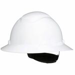 3M SecureFit H-800 Safety Cap - Head Protection - High-density Polyethylene (HDPE) - White - Ratchet, Uvicator Technology, Non-vented, Comfortable, Self Adjustable MMMH801SFRUV