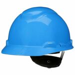 3M SecureFit H-700 Safety Cap - Head Protection - High-density Polyethylene (HDPE) - Blue - Ratchet, Uvicator Technology, Non-vented, Comfortable, Washable, Sweatband, Self Adjustable MMMH703SFRUV