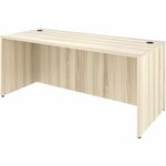 Lorell Essentials Retangular Desk Shell - 29.50" Height x 70.90" Width x 29.50" Depth - Assembly Required - Modern Elm - 1 Each LLR66302