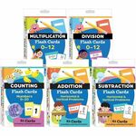 Shell Education Teacher Created Materials Math Flash Cards Set - Skill Learning: Multiplication, Counting, Addition, Subtraction, Division, Mathematics - 3-13 Year - 1 Each SHL161146