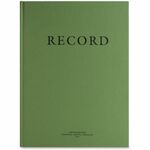 United Book Press Multipurpose Record Book - Green - 1 Each UBP753002223525