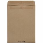 Quality Park Eco-friendly Redi-Seal Cat. Envelopes - Catalog - 9" Width x 12" Length - 24 lb - Self-sealing - Brown - Kraft - 100 / Box QUA43511