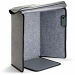 Victor Heetz Foot and Leg Warmer Deluxe - 23" Height x 15.5" Width x 11.5" Depth - Gray - 1 Each VCTHTZ110