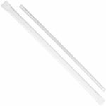 karat Straw - 7.8" Height x - Clear - 500 / Box KRTKS10135