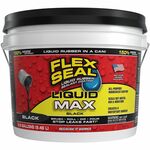FLEX SEAL Sealant - Synthetic Rubber - Black - 19.99 lb - 1 FLXLFSMAXBLK02