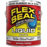 FLEX SEAL Sealant - Synthetic Rubber - White - 8 lb - 1 FLXUS855WHT012